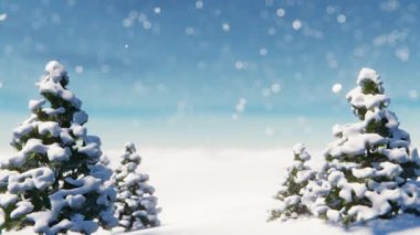 Noel ve Yeni Yıl için Geçmiş Şablonu Tasarımı. Sınırsız döngülü animasyon.