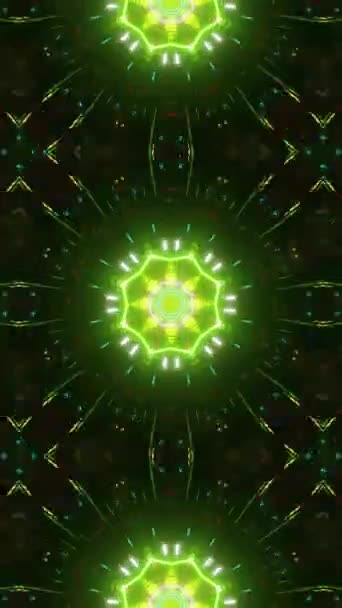 Kaleidoskop Pozadí Videa Pro — Stock video