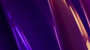 Soyut Dikey Renkli 3B Çarpık Şekil Arkaplan Döngüsü