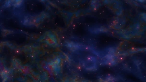 概要宇宙星雲星の背景ループ — ストック動画
