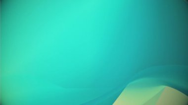 Deniz Kabuğu Cyan Renkli Gradyan Dalga Soyut Arkaplan Döngüsü