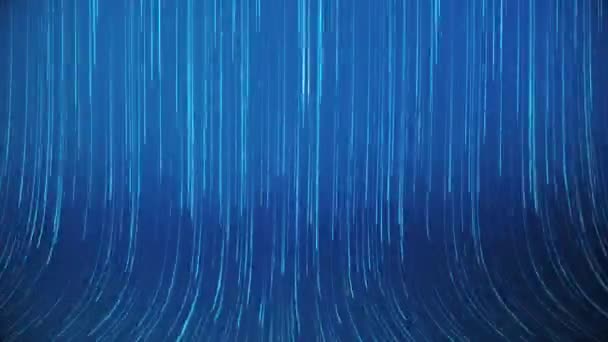 Abstracto Moderno Curvado Azul Luz Filete Fondo Lazo — Vídeo de stock
