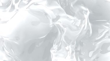 Soyut Tek Renkli Sıvı Canlandırma Döngüsü Arkaplanı