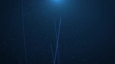 Mavi Soyut Işık Akımı Arkaplan Döngüsü