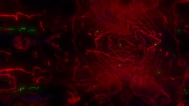 Soyut Kırmızı Grunge Arkaplan Döngüsü