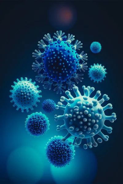 Viral Disease Virus Blood Coronavirus Blood Infectious Disease Pandemic Global —  Fotos de Stock