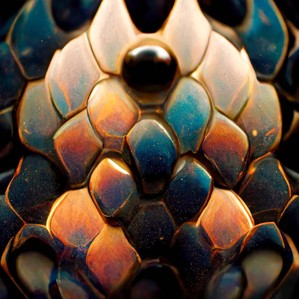 ドラゴンやアルマディロの鱗の質感や肌の色の濃淡のイメージ — ストック写真