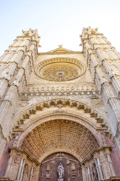 Pasul Inima Mallorcaului Călătorie Vizuală Jurul Catedralei Sale Emblematice Sărbătorind — Fotografie, imagine de stoc