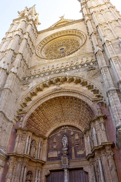 Maiorca Majestosa Esplendor Gótico Catedral — Fotografia de Stock