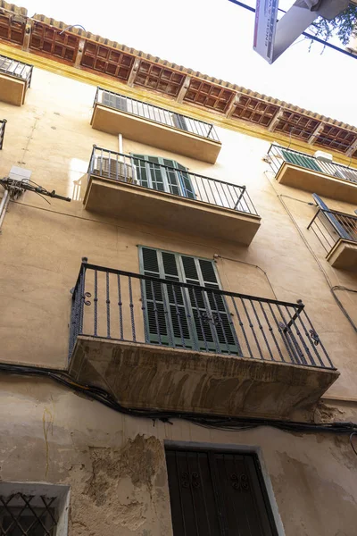 Journey Mallorca Streets Historic Architecture Embodies Balearic Charm Spanish Traditions — Stock Photo, Image