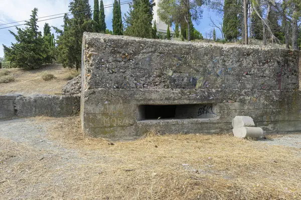 Storico Bunker Madrid Resti Della Guerra Civile Spagnola Testimone Silenzioso — Foto Stock