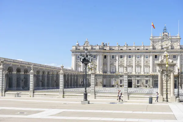 Retraite Royale Espagne Palais Royal Madrid Son Charme Intemporel — Photo