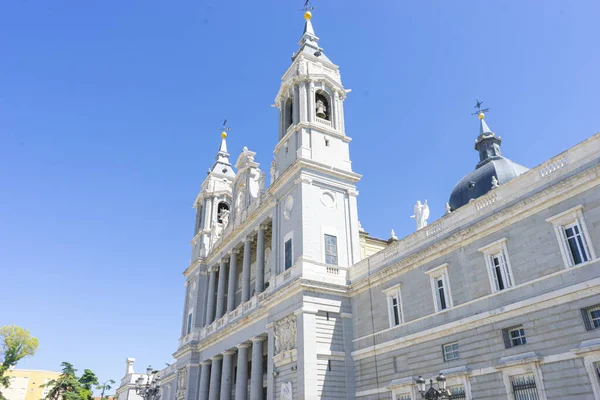 Iconische Torens Panoramische Pracht Ontdek Hartslag Van Madrid Monumentale Koninklijke — Stockfoto