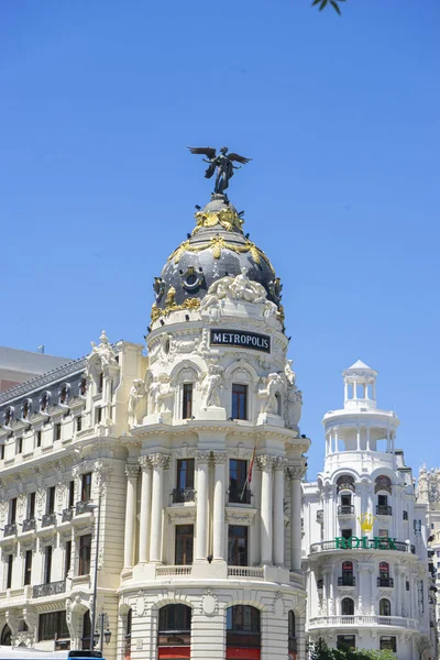 Madrid Artistic Majesty Metropolis Building Elegance — Stock Photo, Image