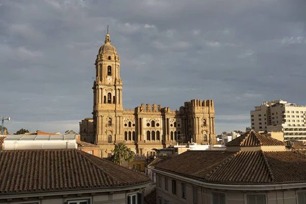 Marco Histórico Andaluzia Catedral Málaga Explore Património Cultural Arquitectónico Málaga Imagens De Bancos De Imagens