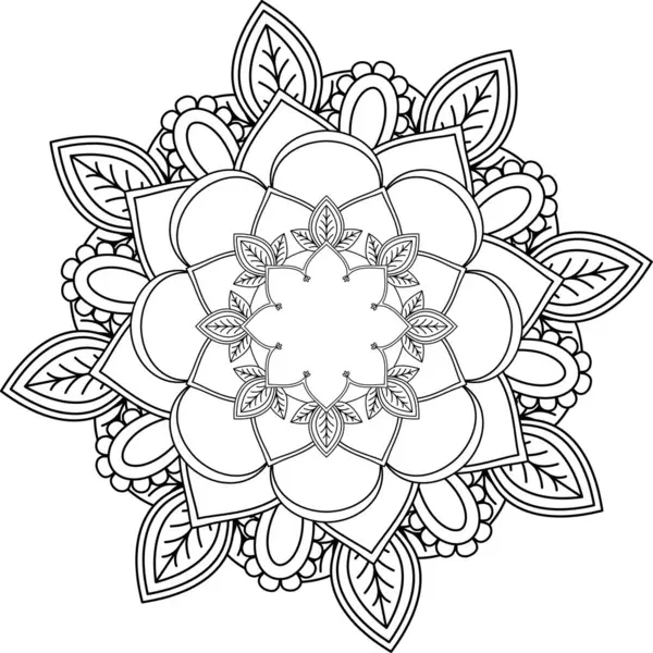 Sanatsal Renkler ve Dekorasyon İçin Süslü Mandala