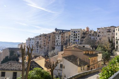 Cuenca 'daki İspanyol Mimarisi - Sokak Görüşleri
