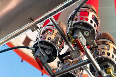 Hava Yakıcılar Eşsiz Hava Fotoğrafları İçin Sıcak Hava Balonunun Detayları