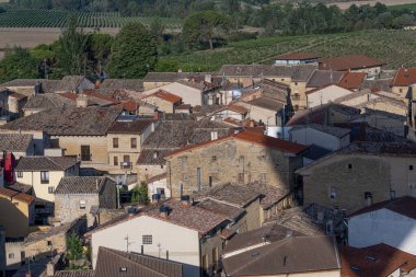 La Rioja 'nın Geleneksel Köylerinin Üzerinde Sıcak Hava Balonundan Hava Görüntüsü