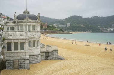 San Sebastian, İspanya 'da sahil mimarisi