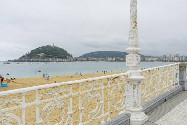 San Sebastian Sahil Manzarası La Concha Körfezi