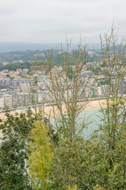 San Sebastian, İspanya Doğal Çerçeveli Manzarası