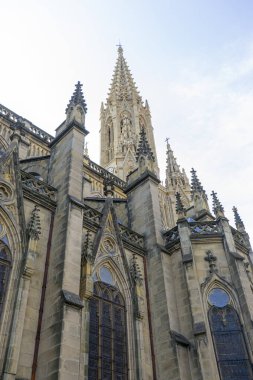 İspanya 'nın Bask Bölgesi, San Sebastian şehrindeki Buen Pastor Katedrali.