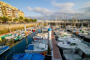 San Sebastian 'da Sahne Marina, Bask Ülkesi, İspanya
