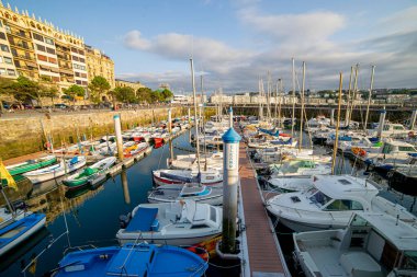 San Sebastian 'da Sahne Marina, Bask Ülkesi, İspanya