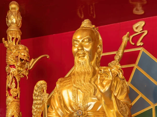 Dongbin Statue Viharn Sien Chinese Thai Museum Shrine Wat Yan — Stock Photo, Image