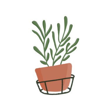 Tencerelerdeki dekoratif bitkiler, çeşitli sulu bitkiler ve ev bitkileri, modern bir oturma odasında şöminesi ve büyük bir penceresi olan bir rafta.