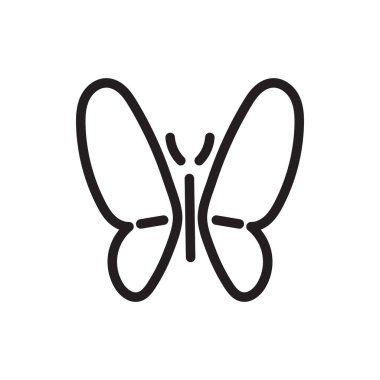 Pürüzsüz çizgileri olan, logolar ve markalar için mükemmel bir modern kelebek taslak ikonu. Bu vektör illüstrasyonu minimalist bir dokunuş getiriyor, temiz bir estetik ile doğadan esinlenilmiş tasarımlar için ideal hale getiriyor.
