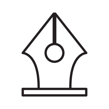 Düz ve renkli kalem ucu tasarımı çizimi, okul, kırtasiye ve eğitim teması için mükemmel. Yazmak, yaratıcılık veya çalışmayla ilgili görseller için harika.