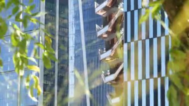 New York, Birleşik Devletler. Hudson Yards kentsel mimarisi Chelsea, Manhattan Midtown, NYC, ABD 'de. Yeni modern gökdelenler, Amerikan iş binaları ve gayrimenkul. Sanat simgesi