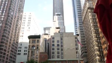 New York City Aşağı Manhattan, Downtown Finans Bölgesi mimarisi, Birleşik Devletler. Yüksek gökdelenler, konutlar ve ofis binaları, ABD. William Caddesi, Amerikan emlak veya emlak.