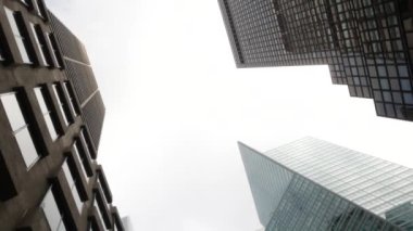 New York City Aşağı Manhattan, Downtown Financial District veya Midtown Business Mimarlık, ABD. Yüksek gökdelenler, ofis binaları, ABD. Amerikan şehir sokağı, emlak, emlak.