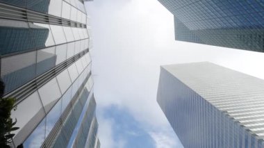New York City Aşağı Manhattan, Downtown Financial District veya Midtown Business Mimarlık, ABD. Yüksek gökdelenler, ofis binaları, ABD. Amerikan şehir sokağı, emlak, emlak.