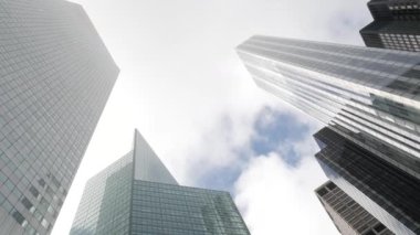 New York City Aşağı Manhattan, Downtown Financial District veya Midtown Business Mimarlık, ABD. Yüksek gökdelenler, ofis binaları, ABD. Amerikan şehir sokağı, emlak, emlak.