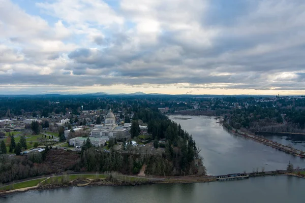 stock image Olympia, Washington in December of 2022