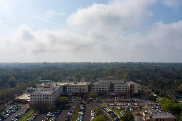 stock image Aerial view of Thomas Hospital in Fairhope, Alabama 