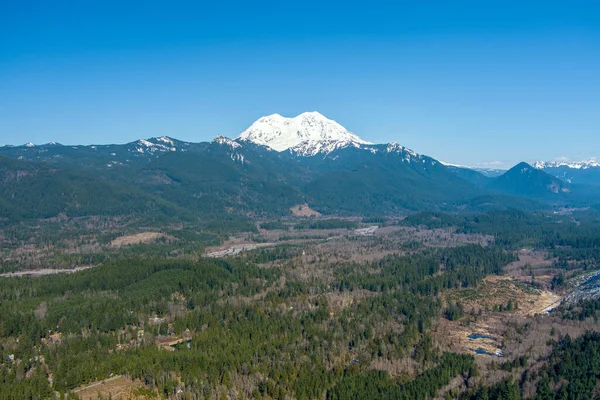 Parete Meridionale Del Monte Rainier Ashford Washington — Foto Stock