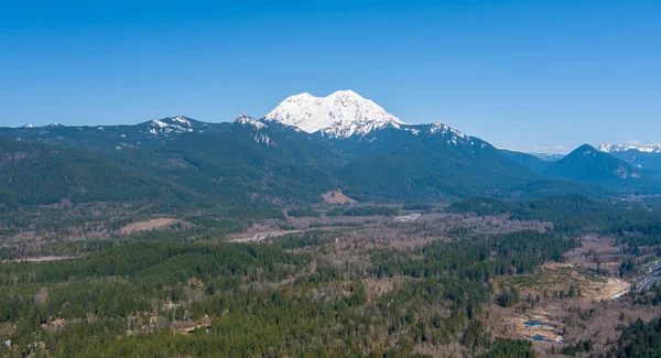Parete Meridionale Del Monte Rainier Ashford Washington — Foto Stock