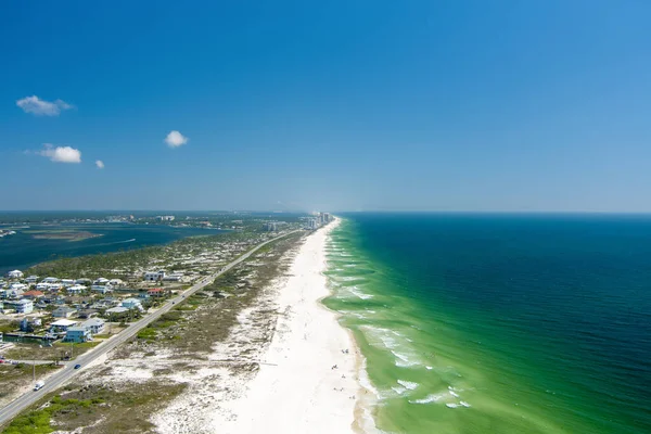 Aerial View Perdido Key Beach Florida March 2023 — Stock Photo, Image
