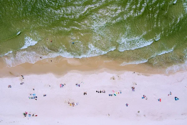 stock image Aerial view of Perdido Key Beach, Florida in March of 2023