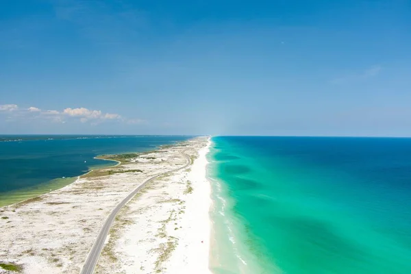 Aerial View Pensacola Beach Florida Memorial Day Weekend 2023 — Stock Photo, Image
