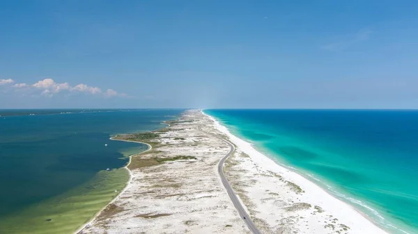 Luftaufnahme Von Pensacola Beach Florida Memorial Day Weekend 2023 — Stockfoto