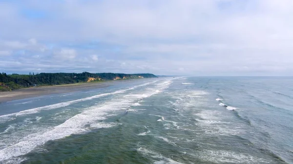 Вид Воздуха Пляж Сибруке Вашингтон Июнь 2023 — стоковое фото