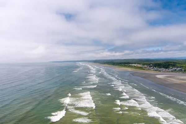 Letecký Pohled Pláž Seabrooku Washington Červnu 2023 — Stock fotografie