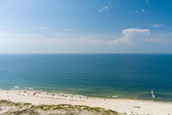 Вид Воздуха Парусник Пляже Форт Морган Алабама — стоковое фото