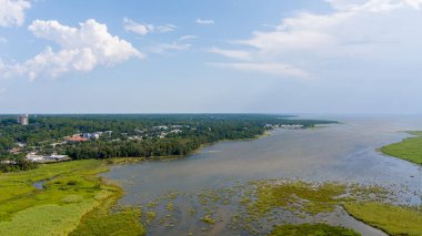 Daphne, Alabama havadan görünümü mobil Koyu'nun Doğu kıyısında